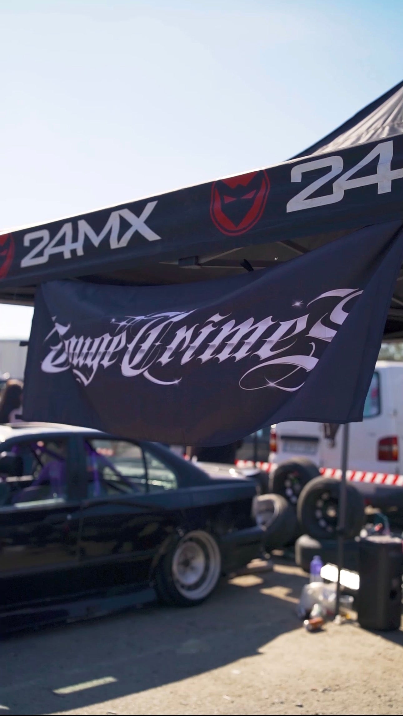 🏁 Nobori Touge Crimes – Bandera Oficial (Nuevo Diseño Exclusivo)